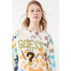 Guess x Smiley x chinatown market tie dye long sleeve size L